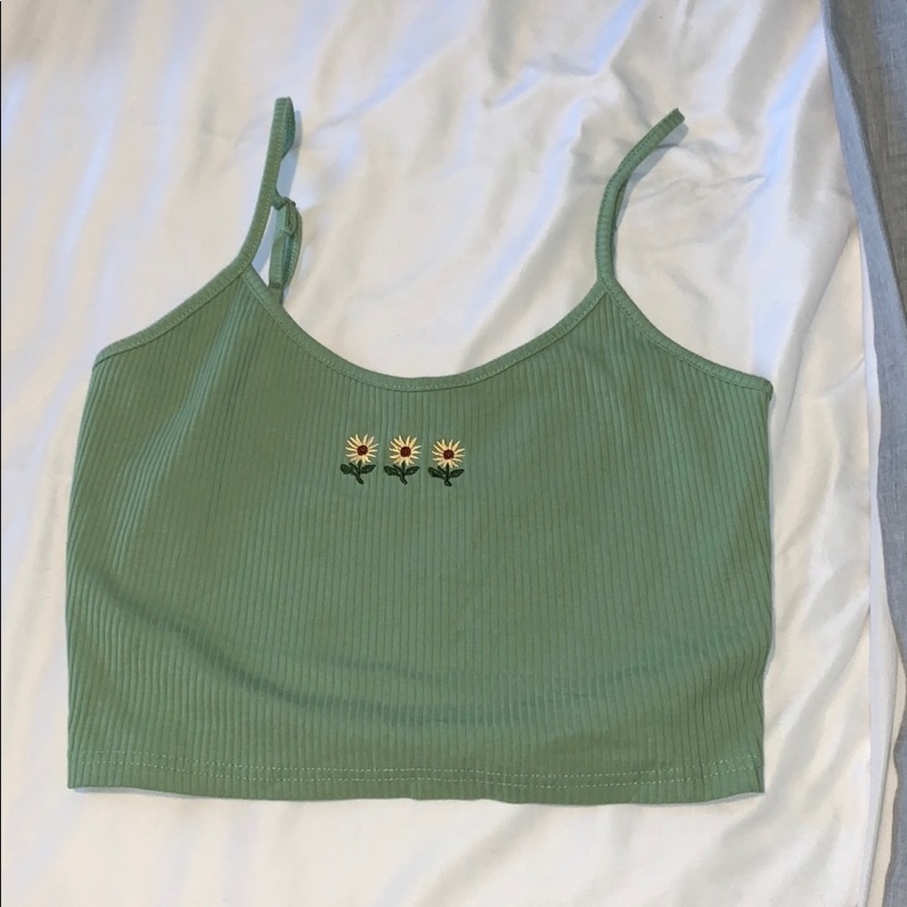 Shein Sunflower Crop Top 🌻